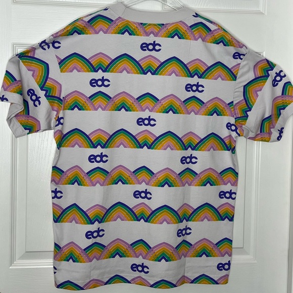 New Insomniac Multicolor Graphic EDC Graphic T-shirt Rave Festival - Picture 4 of 8